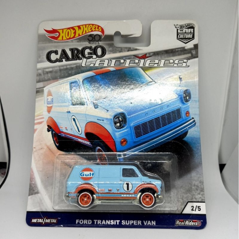 Hotwheels Hot Wheels Cargo Carriers Ford Transit Super Van Blue Shopee Singapore 7336