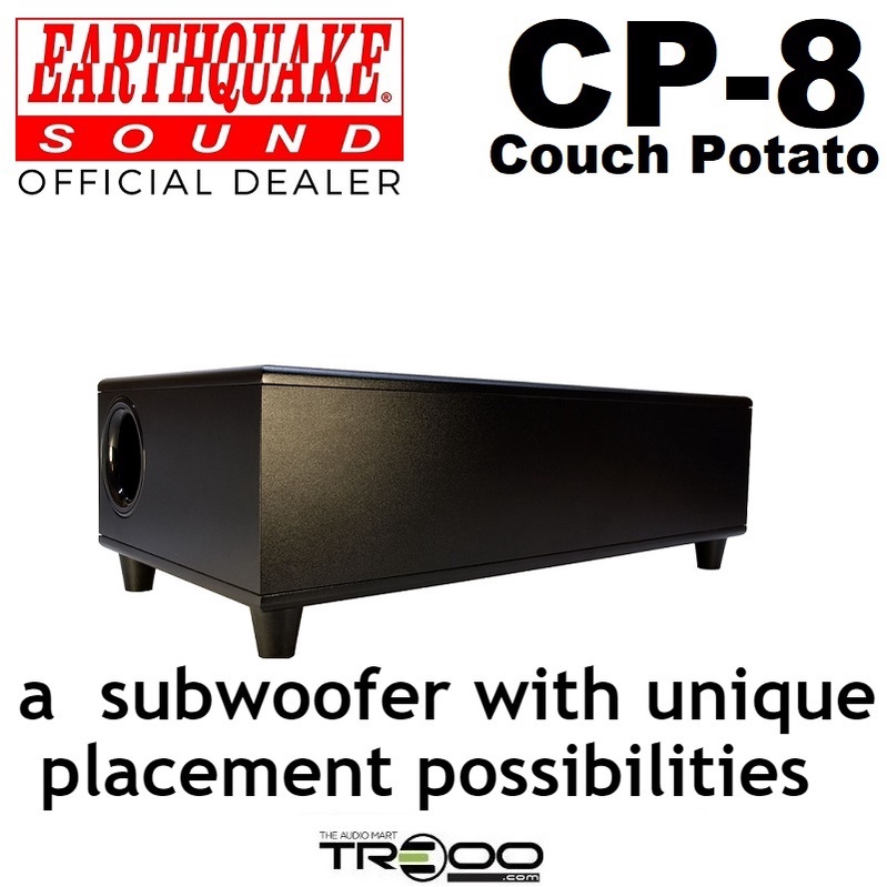 Earthquake Sound CP8 Couch Potato Low Profile 8inch (8") Powered