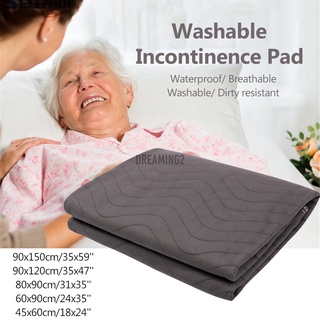 3Pcs Reusable Underpads Washable Waterproof For Kids Adult Patients Elderly  Care Bed Pad Incontinence Protector Changing