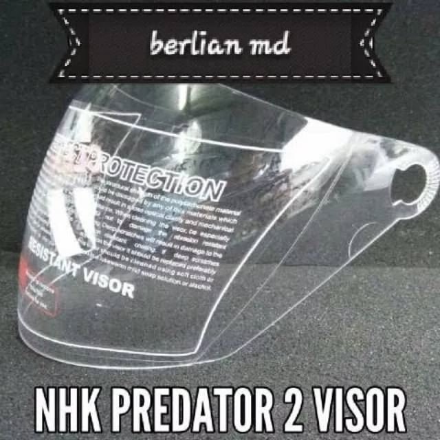 NHK GODZILLA Helmet Visor / Helmet Visor, NHK Predator 2 visors ...