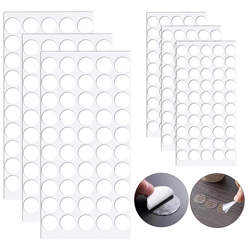 50Pcs Transparent DoubleSided Adhesive Tape Dot Waterproof Traceless