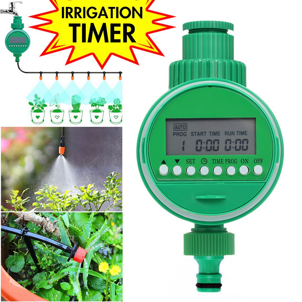 Automatic Electronic Water Timer Garden Irrigation Timer with LCD ...