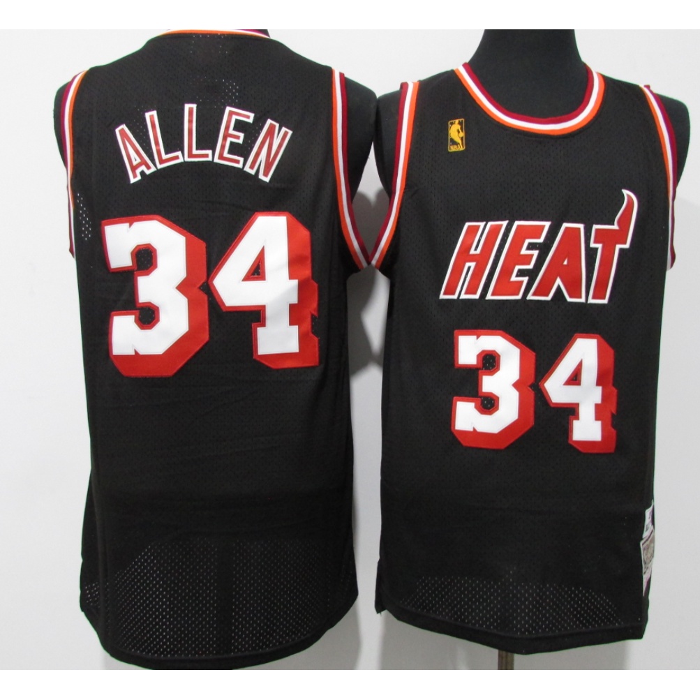 new NBA men’s Miami Heat 34 Ray Allen embroidery basketball jerseys