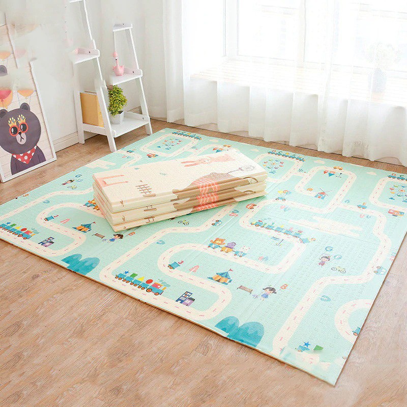200x180x1.5cm XPE Baby Playmat Foldable Play Mat Waterproof Mat