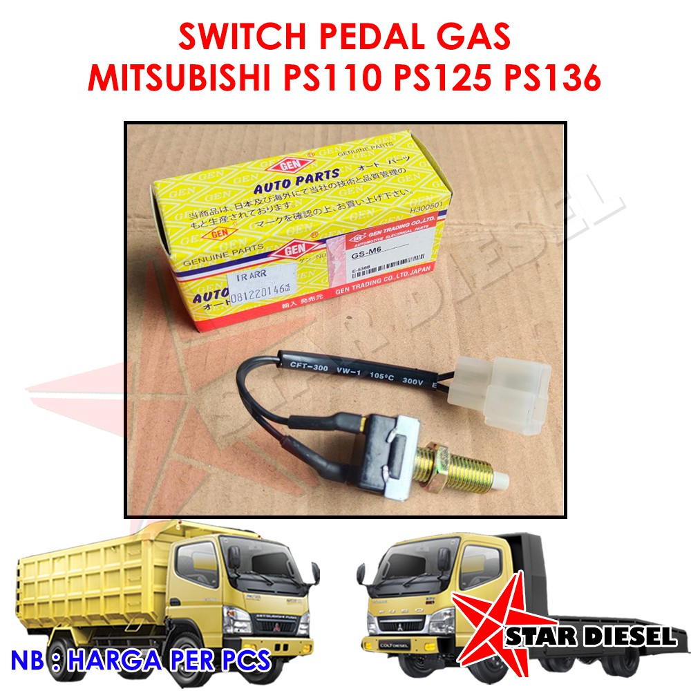 Colt DIESEL CANTER GAS PEDAL SWITCH PS110 PS 125 PS136 CANTER GEN GSM6 ...