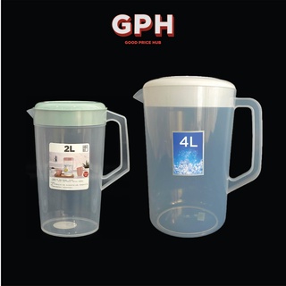 clear transparent 1.6l acrylic pitcher plastic