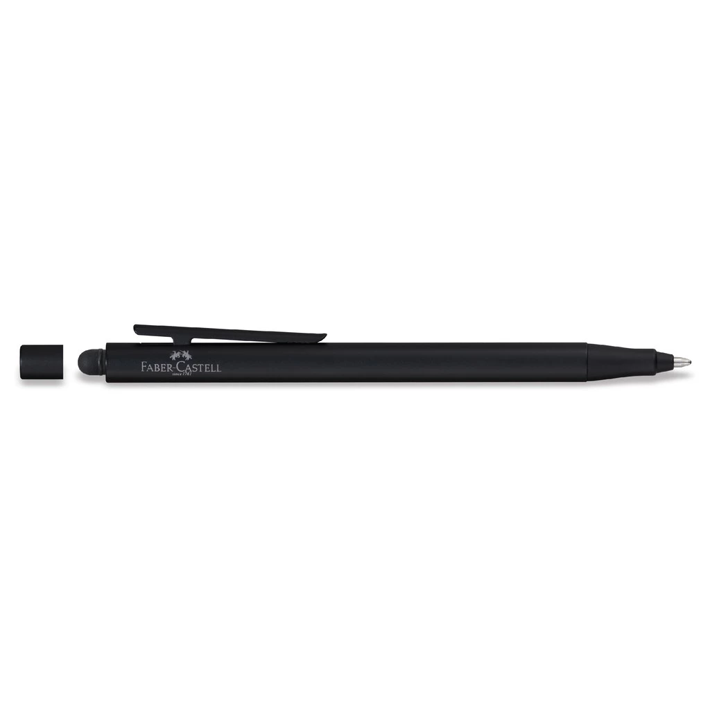 Faber-Castell Neo Slim Stylus Black Matt Chrome - Gambar 2