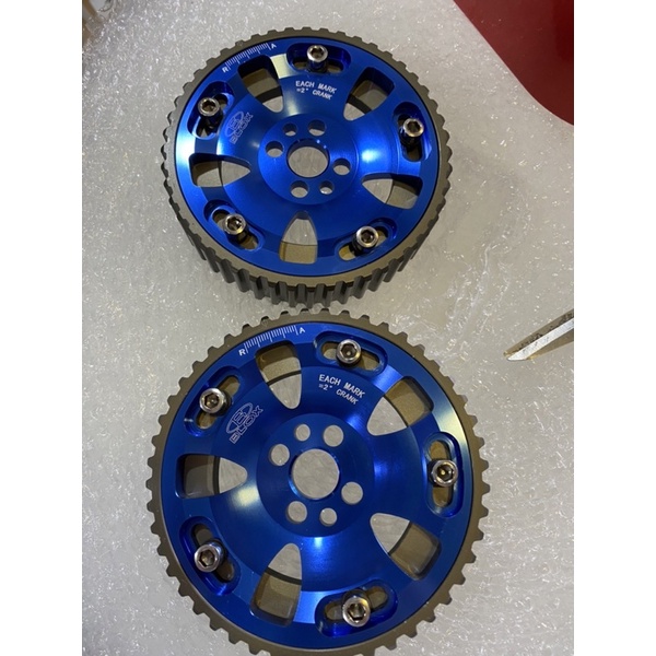 2pcs Adjustable Cam Gear Pulley For Nissan Skyline R32 R33 R34 RB20