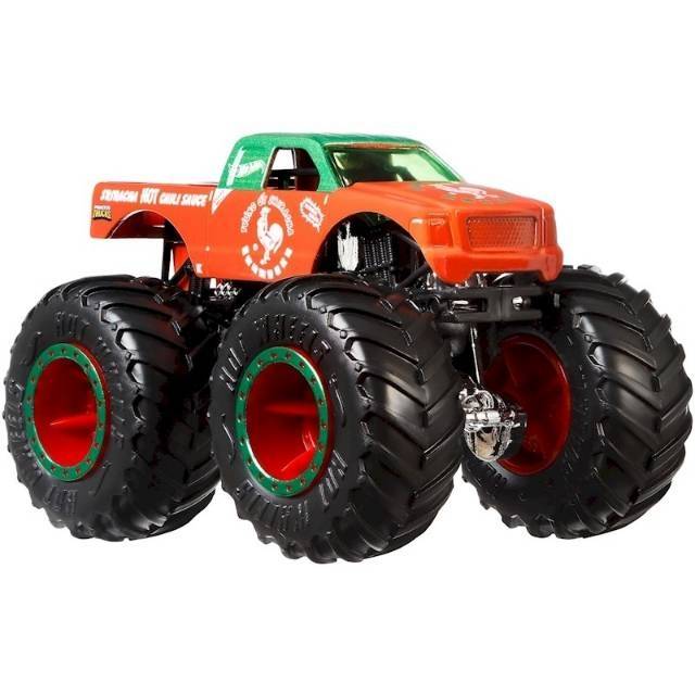 Monster Trucks Hot Wheels SRIRACHA 1:64 Scale Toy Car Racing Hotwheels ...