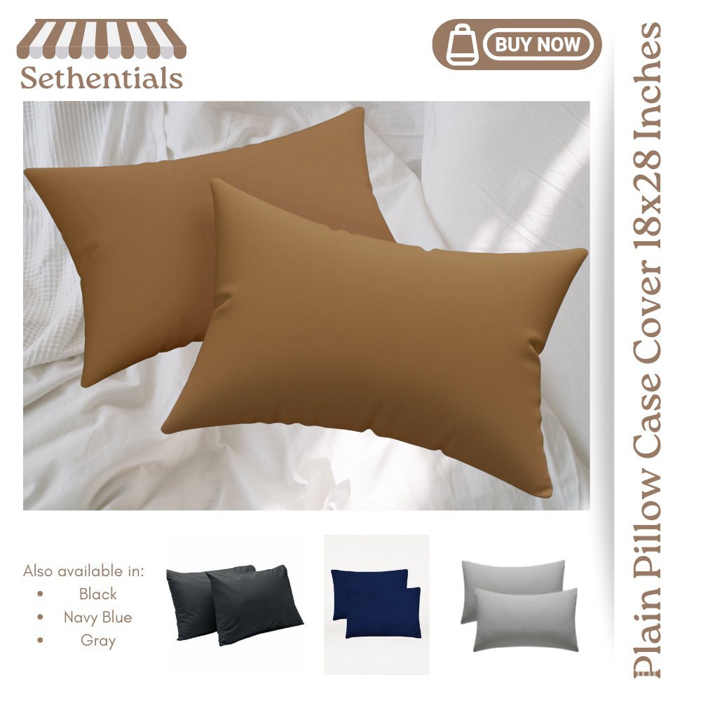 epitex pillow case Sethentials 4 Colors Plain Pillow Case Cover 18x28