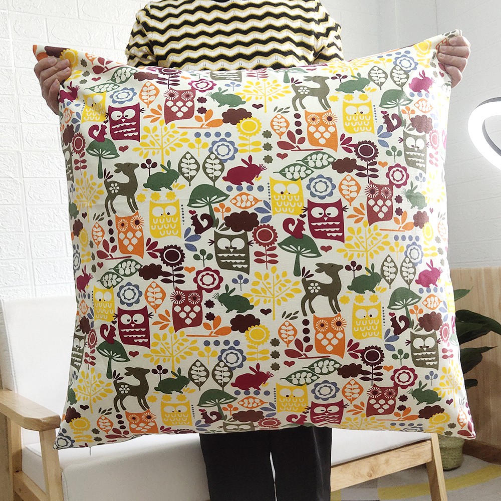 Large Throw Pillow Cover Big Sofa Pillowcase Bedside Back Cushion Cover Car Dining Chair Pillowcase Shopee Singapore