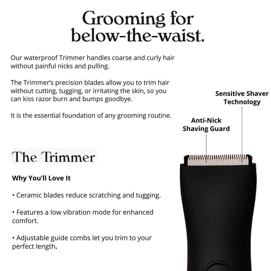 Meridian Grooming Waterproof Electric Groin Trimmer/ Ball Spray ...