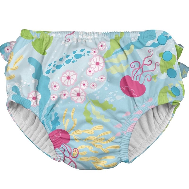 IPLAY 6MONTHS - 5 YEARS GIRLS SWIMWEAR, REUSABLE SWIM DIAPER WITH ...