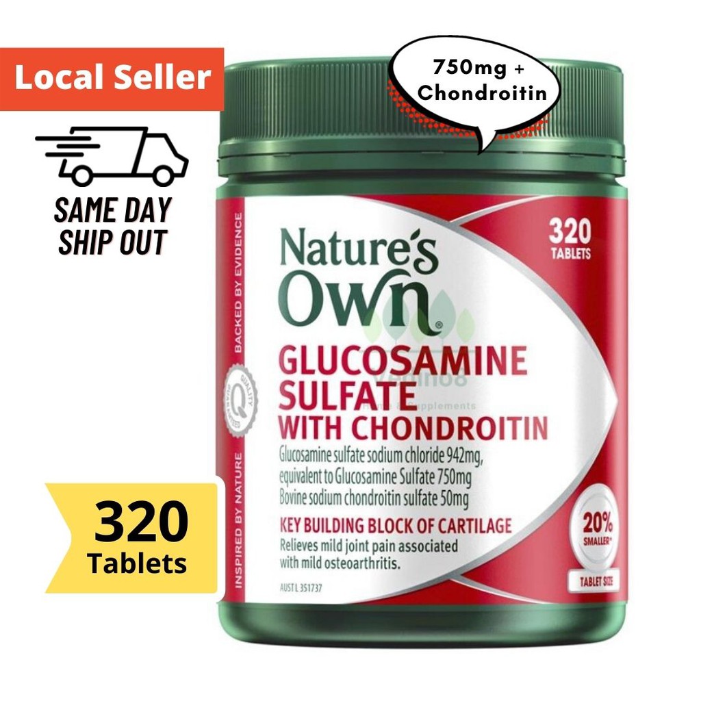 Nature's Own Glucosamine Sulfate / Chondroitin Made in Australia