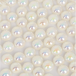 Ivory Color 5MM Or 6MM Or 8MM Or 12MM Loose Pearl Flat Back Half Pearl