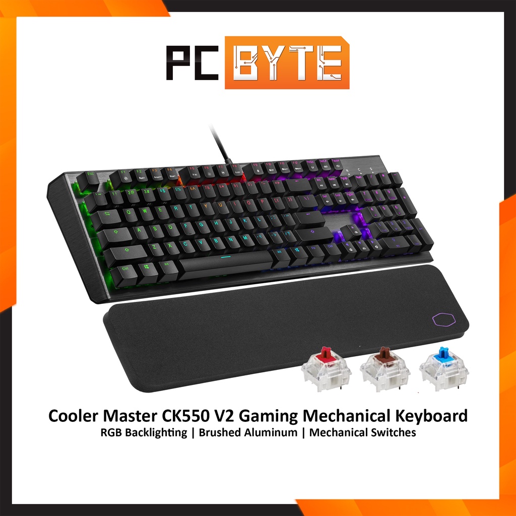 Cooler Master CK550 V2 - Gaming Mechanical Keyboard (RGB Backlight ...