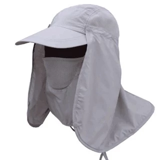 Outdoor Sport Hiking Camping Visor Hat Uv Protection Face Neck Cover Fishing  Sun Protcet Cap Fishing Cap Rain Hat Sun Hat Jungle