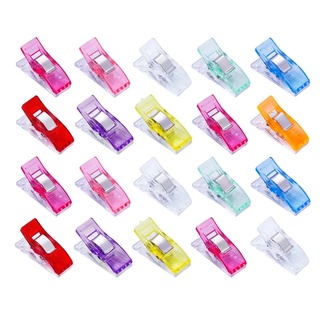50pcs Sewing Clips Colorful Clips Multipurpose Plastic Craft Crocheting  Knitting Safety Clothing Clips Color Binding Clips Paper