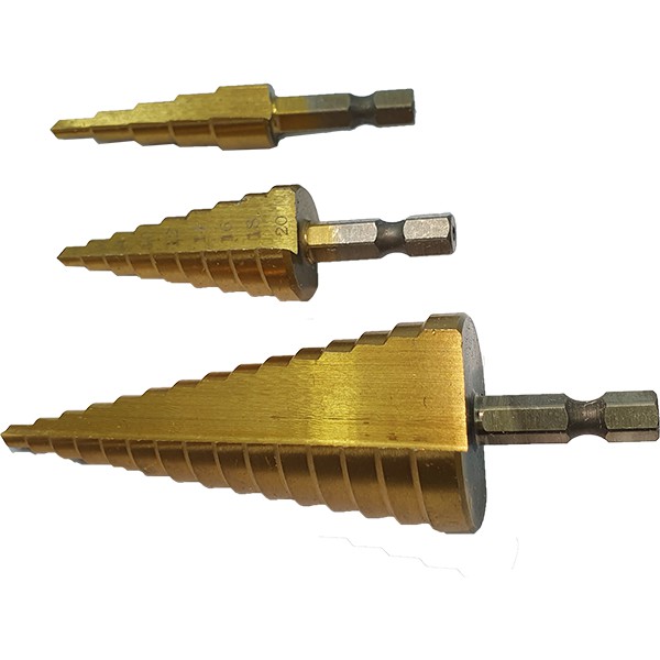 [SG STOCK] STEP DRILL Normal/ Cobalt Triangle Round Tower Power Hole ...