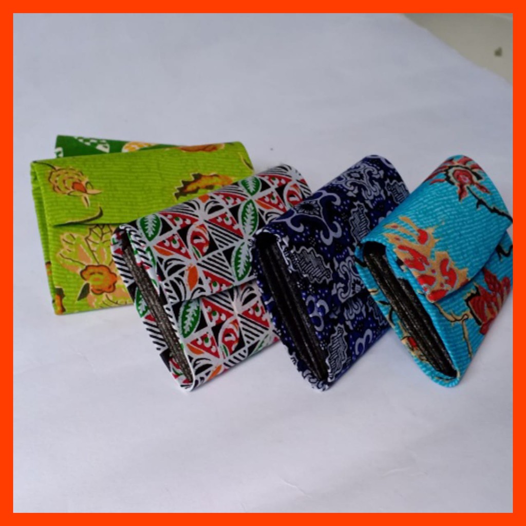 Javanese Folding Batik Wallet Wedding Souvenir/Wallet Souvenir | Shopee ...