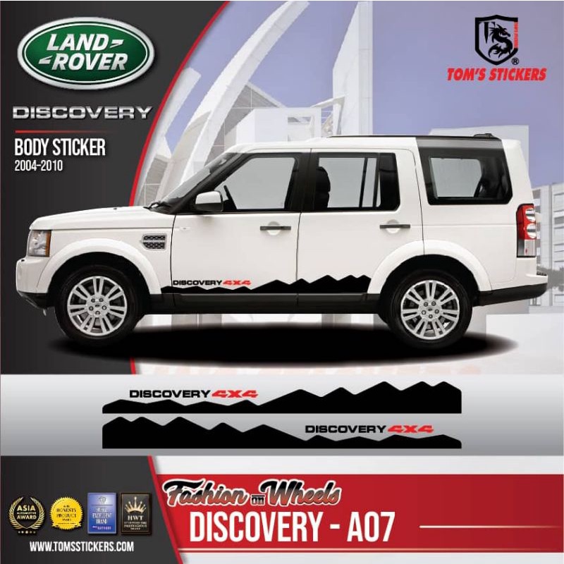 LAND ROVER DISCOVERY CAR BODY STICKER SET DISCOVERY - A07 | Shopee ...