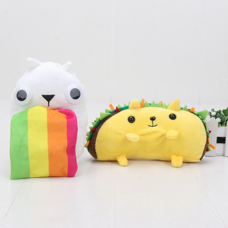 Exploding Kittens Collectible Plush Rainbow Ralphing Cat Taco Cat Dog Stuffed Toy