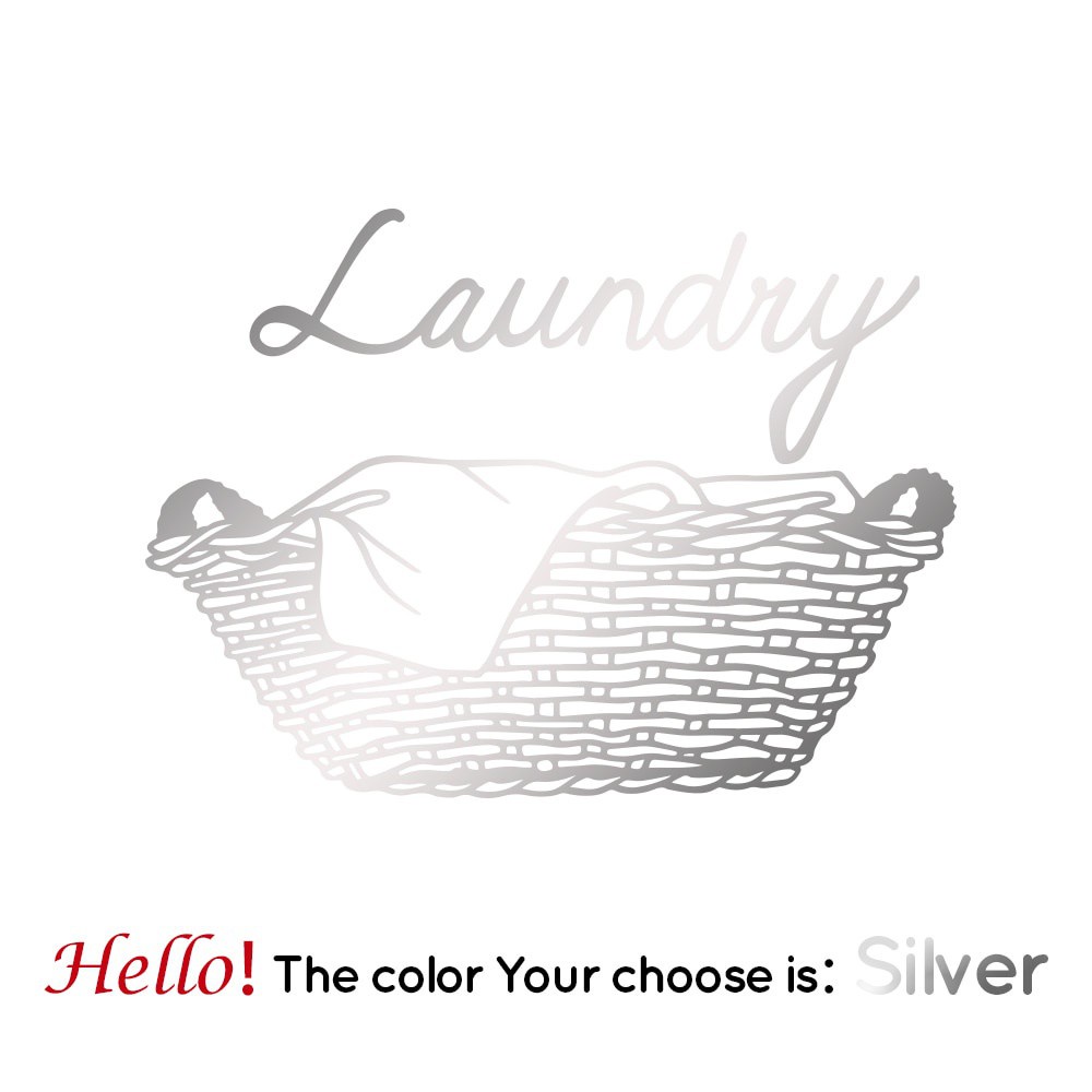 Laundry Art Vintyl Wall Stickers Removable Wallpaper For Laundry Home