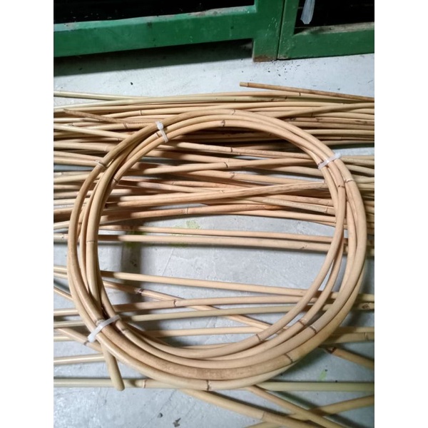 (2 stems of rattan 6MM-10MM) rattan/rattan/bircage saptan/bird cage ...