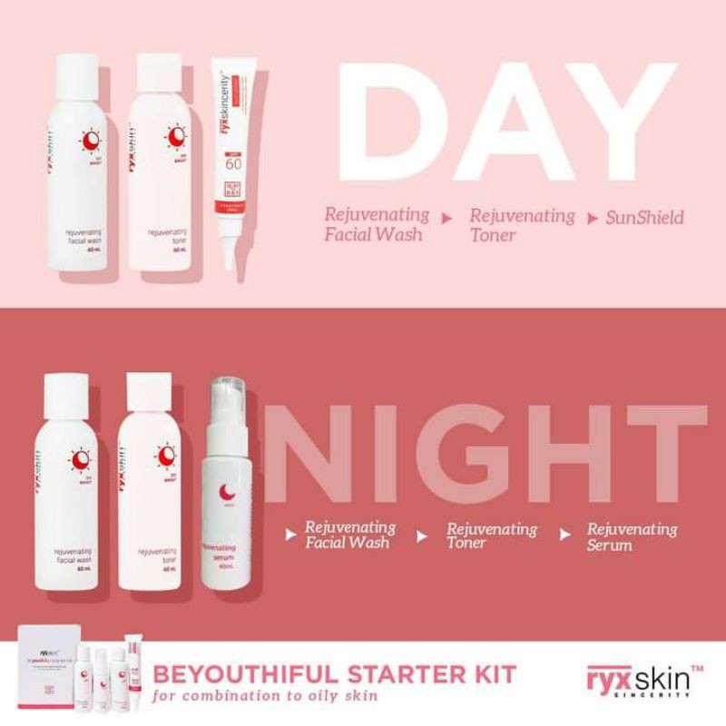 RYX SKIN SINCERITY (4in1 Starter Kit) | Shopee Singapore