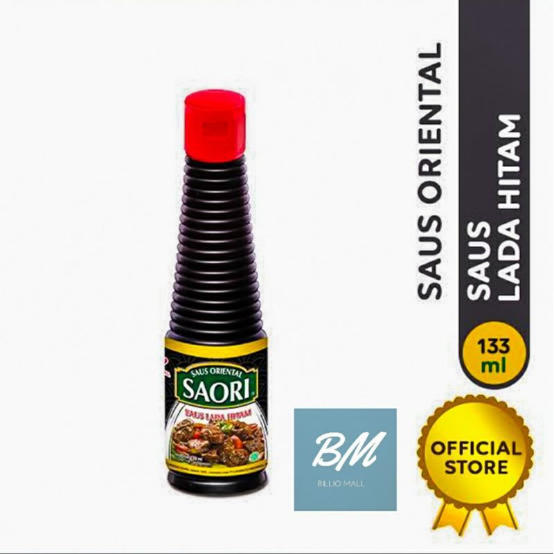HITAM Saori Black Pepper Sauce 133ml Bottle/Saori Black Pepper Sauce