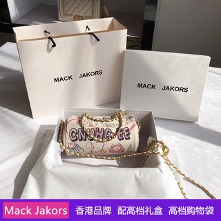 DLH081 Hong Kong MackJakors genuine summer bear graffiti Kelly bag for  women 2021 new trendy shoulder bag women