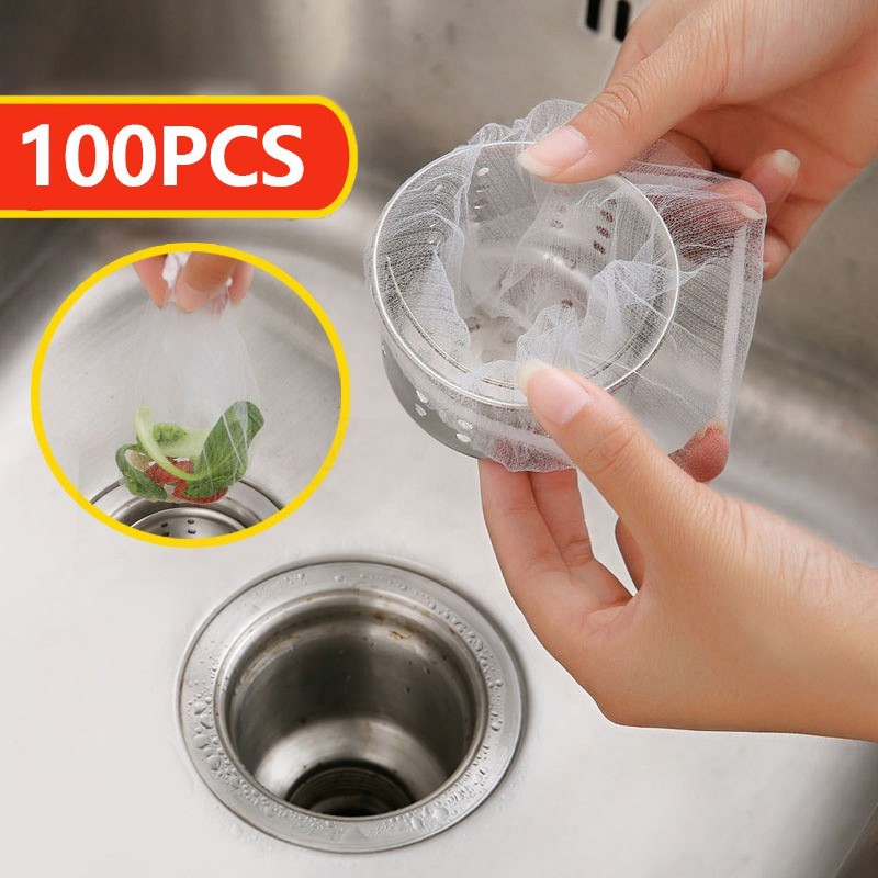 Disposable Kitchen Sink Filter Nets Sink Strainer | Shopee Singapore