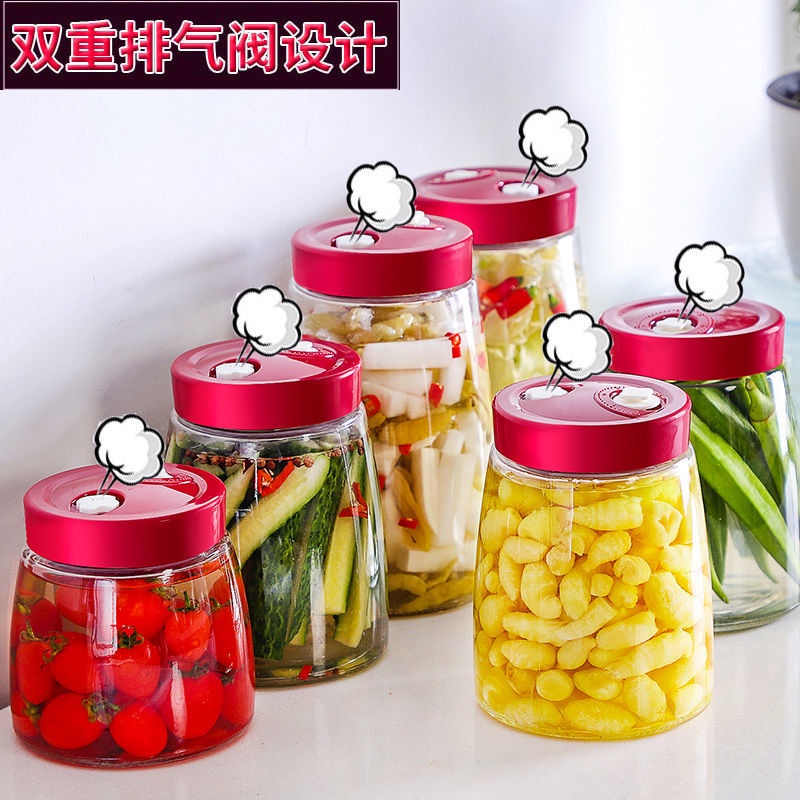酵素专用酵素孝素瓶桶Glass Fermentation Barrel Wine Fermentation Jar Household ...
