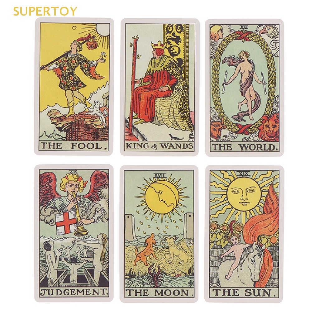 SUPERTOY Tarot Original 1909 Deck Card 1909 Rider Waite Smith Tarot ...