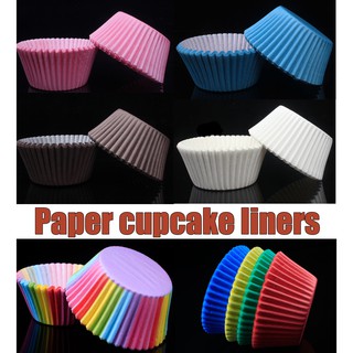 100pcs 3.5cm Coffee White Small Mini Cupcake Liner Baking Cup Paper Muffin  Cases Cake Cup Egg Tarts Tray Cake Mould Wrapper Decorating Tools 