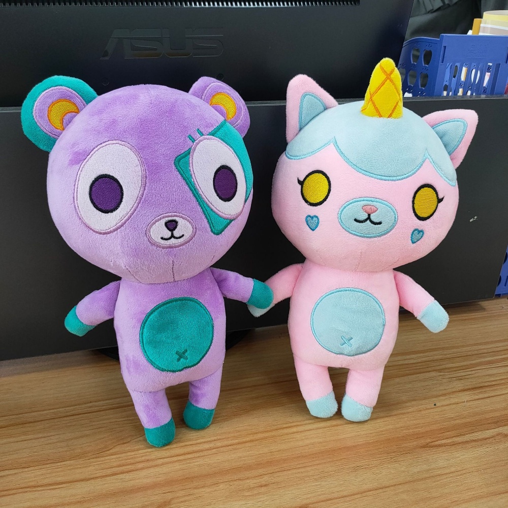 25cm Funneh Plush Toy Its The Krew Merch Teddy Bear Cartoon Itsfunneh Stuffed Animal Soft Plushie Doll Shopee Singapore