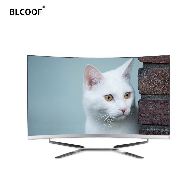 [Ready stock]All in one pc Curved screen 24 inch HD use for online study/school/home/game High resolution with wifi full set new desktop pc