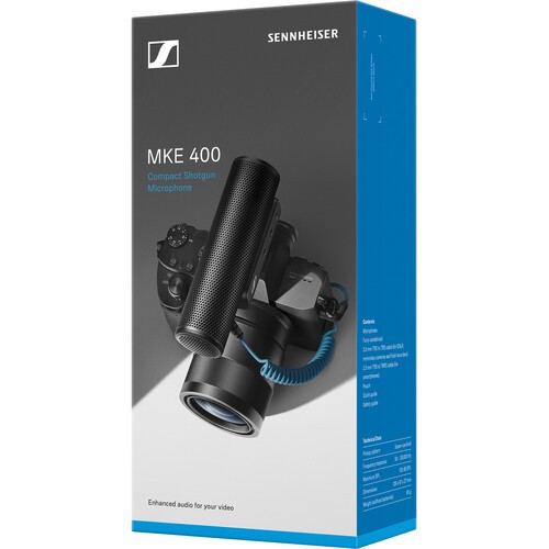 Sennheiser MKE 400 Camera-Mount Shotgun Microphone (2nd Generation