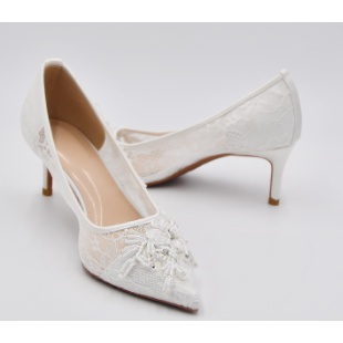 White lace wedding on sale boots