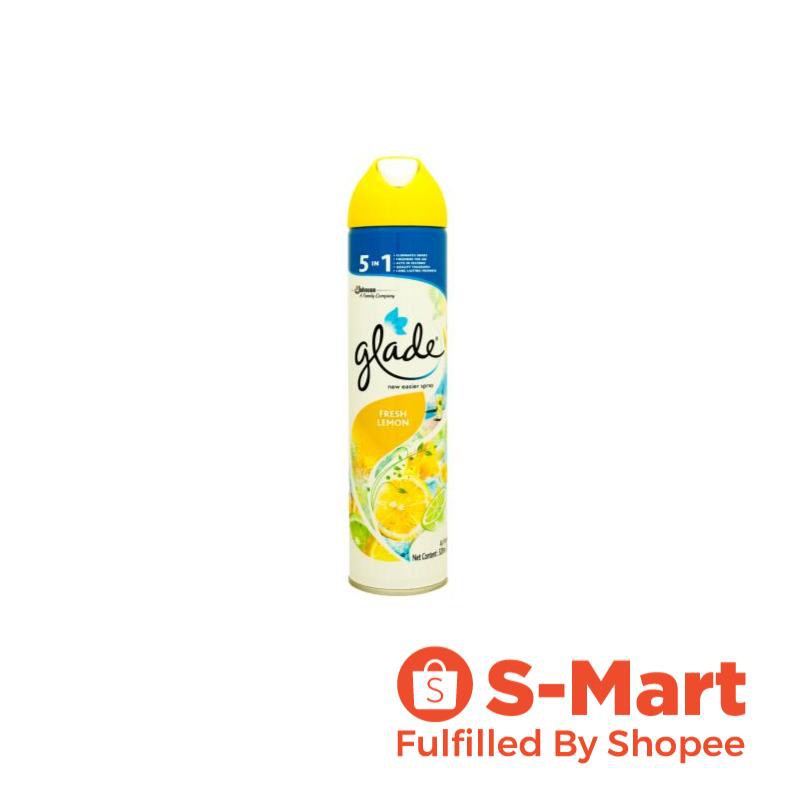Glade Aerosol Spray Fresh Lemon Air Freshener 320ml Shopee Singapore