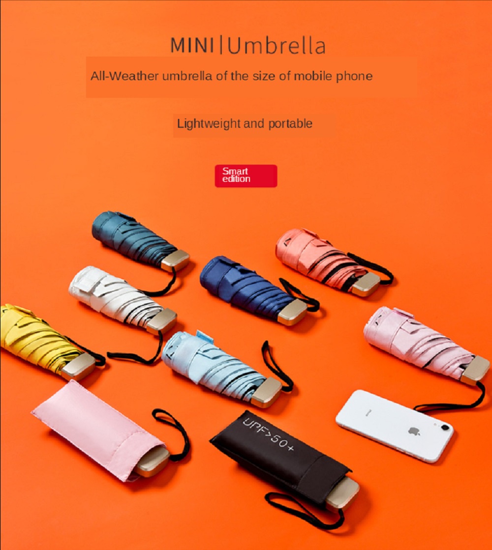 Umbrella Mini Pocket Automatic UV Inverted Reverse Lightweight Portable ...