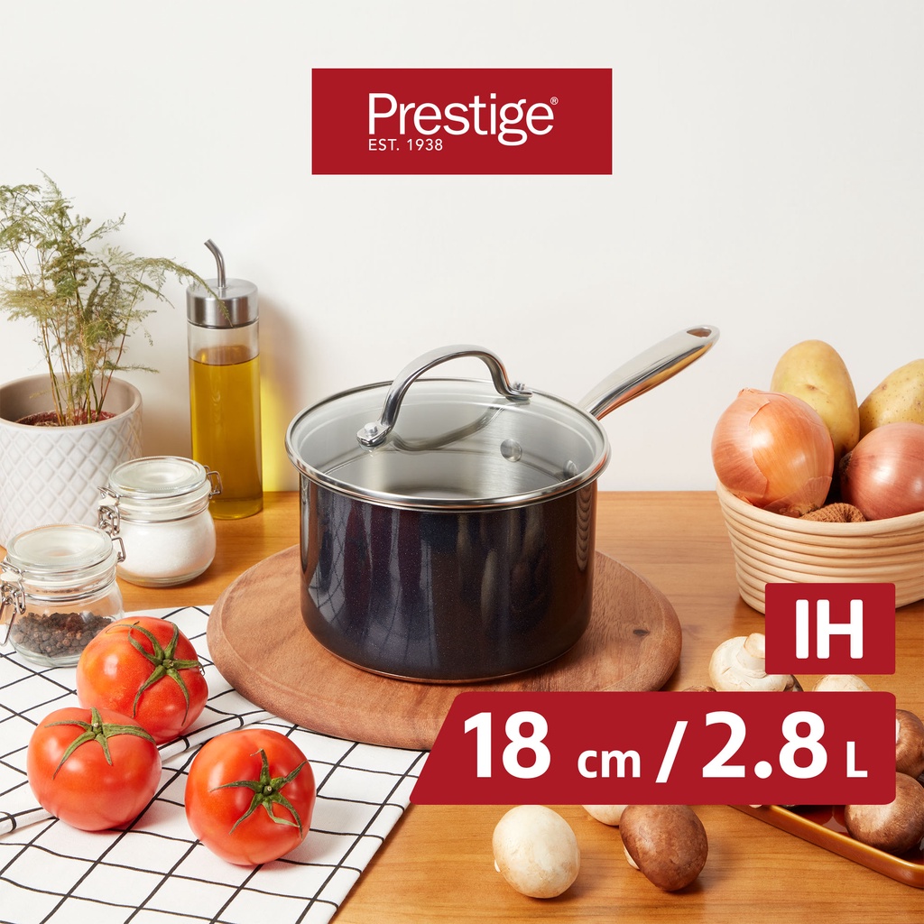 Stainless Steel 18cm 3qt Saucepan Prestige Opisteel (Induction