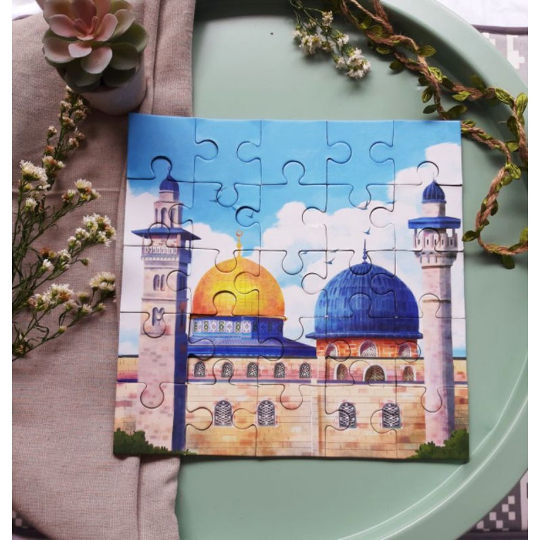 Puzzle 3 Special Mosques/Puzzles For Islamic Children Of The Prophet's ...