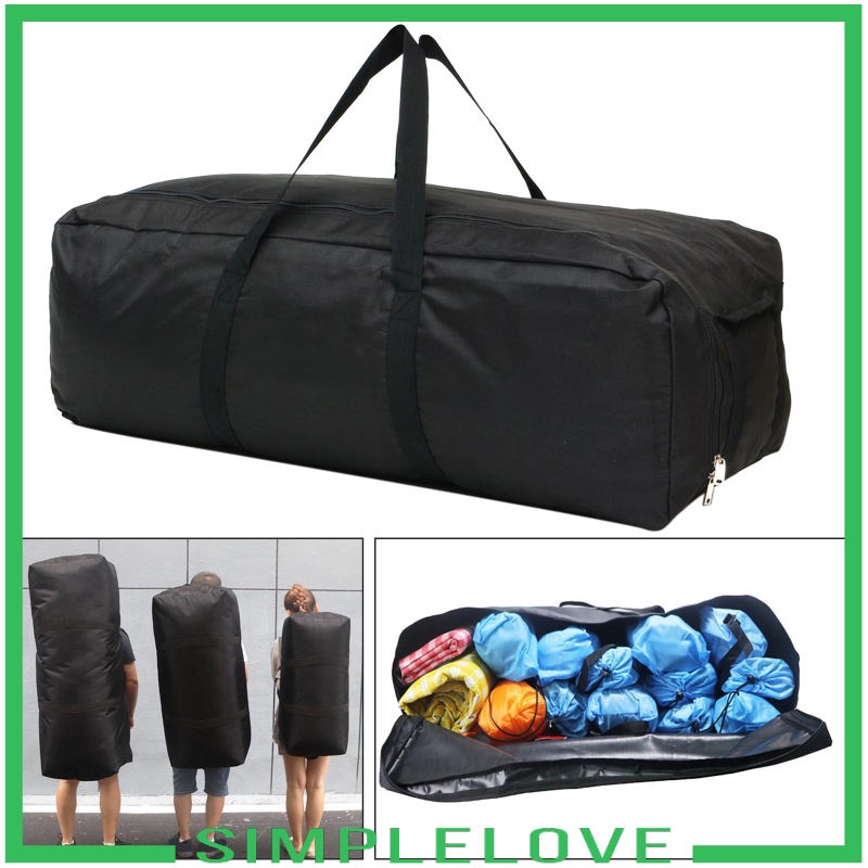 [ Waterproof Large Sports Gym Duffle Bag Outdoor Travel Luggage Handbag ...