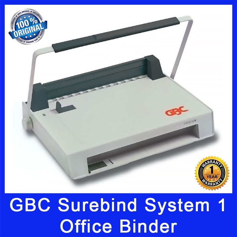 GBC Surebind System 1 Office Binder. A4 Document Size. Ready Light