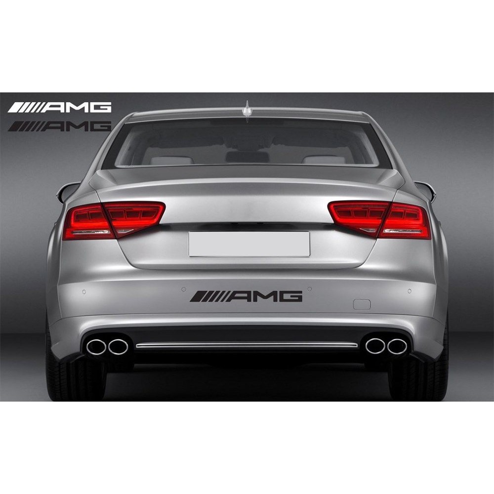 Sticker mercedes benz amg Car Rear Bumper Shopee Singapore