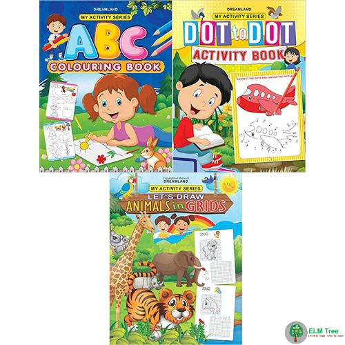 My Activity- Dot to Dot/ ABC Colouring/ ABC Colouring Activity Book ...