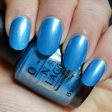 OPI Nail Polish Dining al Frisco F54 15ml Blue Satin | Shopee Singapore