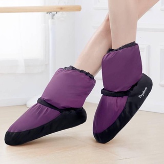 Winter Ballet Warm Shoes Ballerina Antiskid Dance Shoes Booties