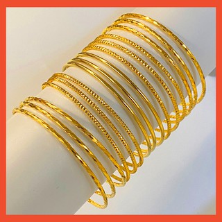 Gold bangle bracelet on sale set